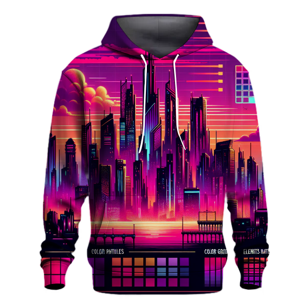 Synthwave Skyline Dreams Hoodie