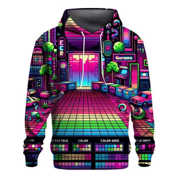 Retro Video Game Arena Hoodie