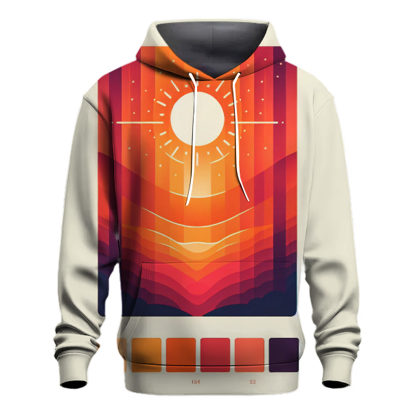 Burnt Sunset Gradient Hoodie