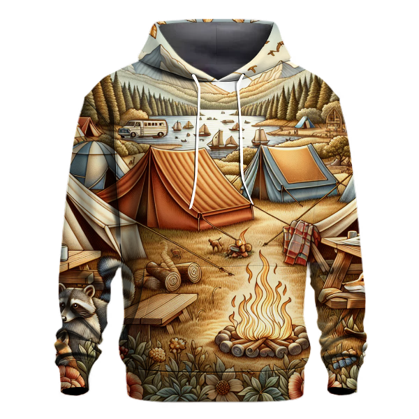 Retro Camping Adventure Hoodie