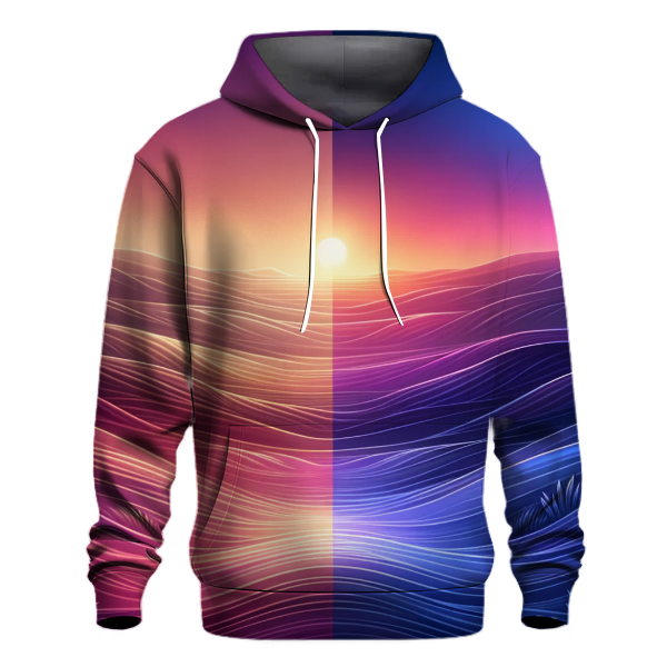 Violet Dawn Gradient Hoodie