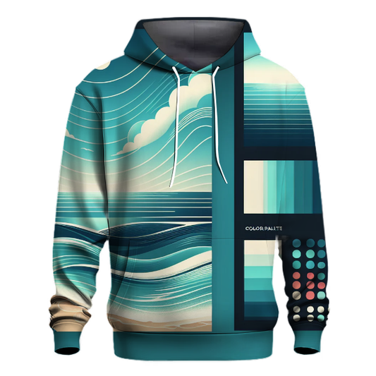 Oceanic Wave Serenity Hoodie