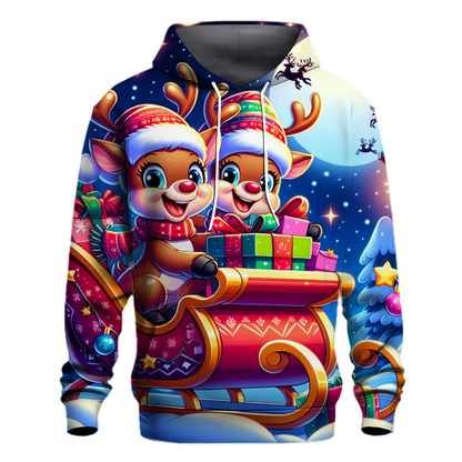 Reindeer Express Delivery Hoodie