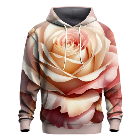 Elegant Rose Gradient Hoodie