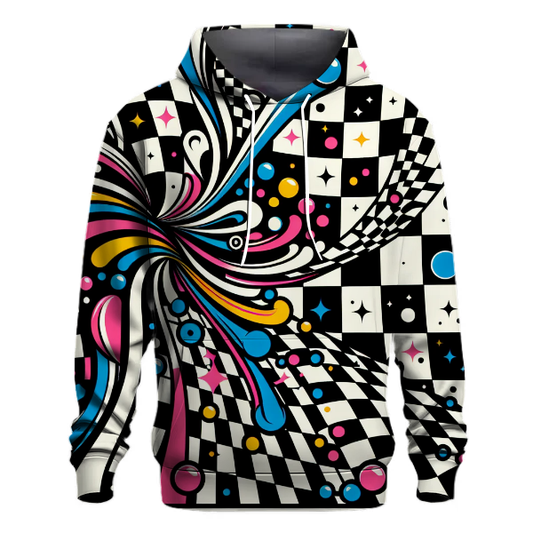 Classic 70s Checkerboard Dreams Hoodie