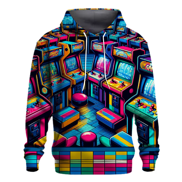 Classic 80s Arcade Fun Hoodie