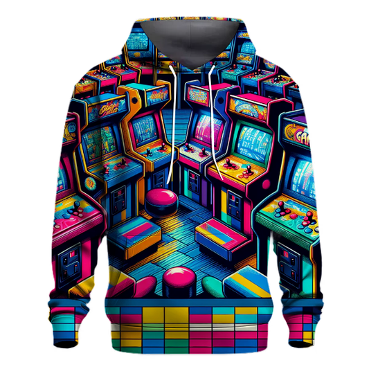 Classic 80s Arcade Fun Hoodie