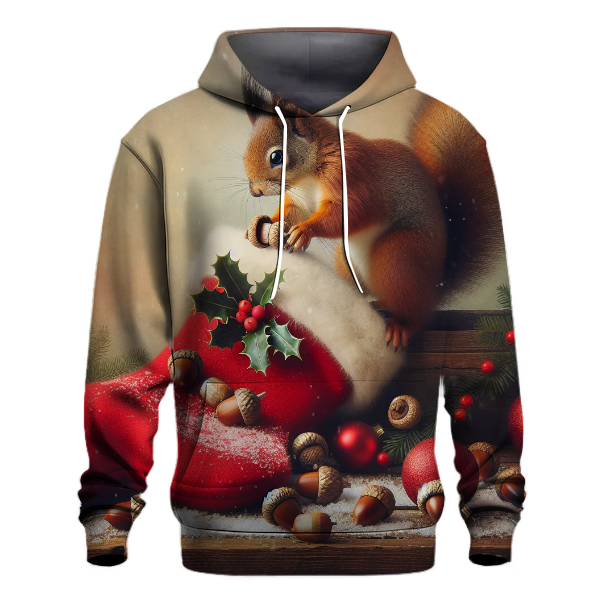 Nutty Squirrel's Christmas Stocking Hoodie