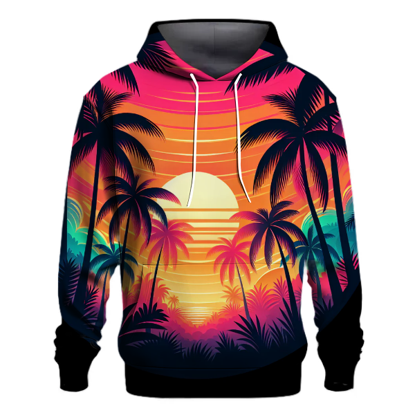 Tropical Neon Escape Hoodie