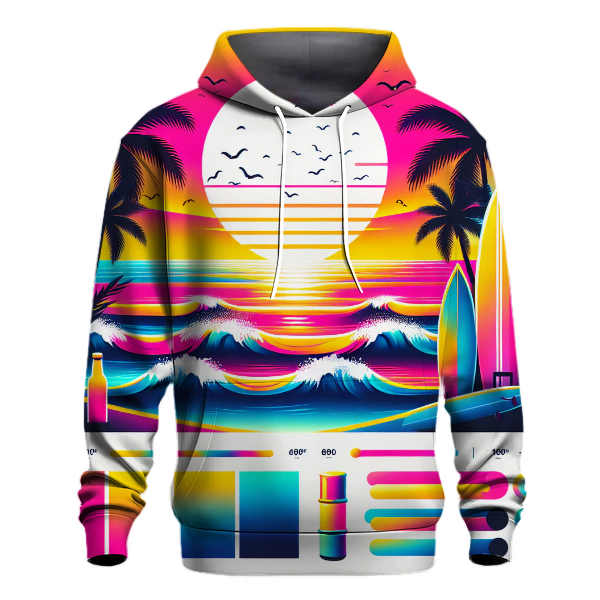 Electric Beach Party Hoodie