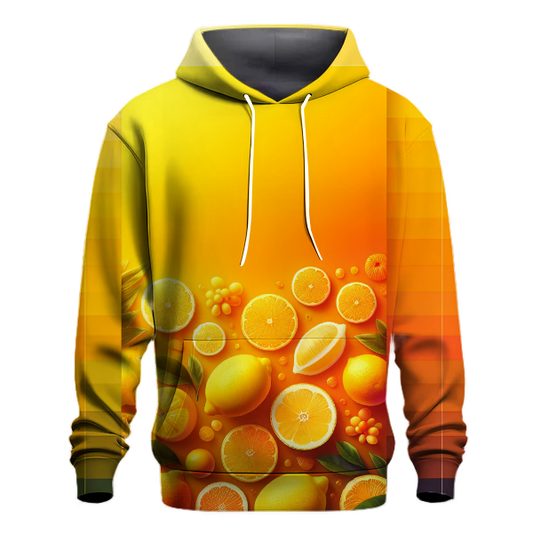 Bright Citrus Splash Hoodie