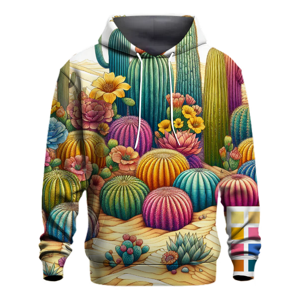 Colorful Cacti Hoodie