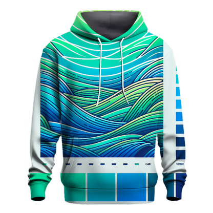 Electric Wave Gradient Hoodie