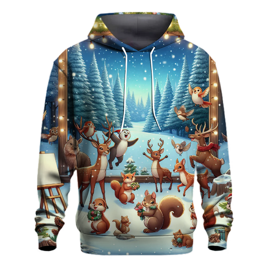 Festive Woodland Gathering Hoodie