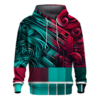 Urban Graffiti Swirl Hoodie