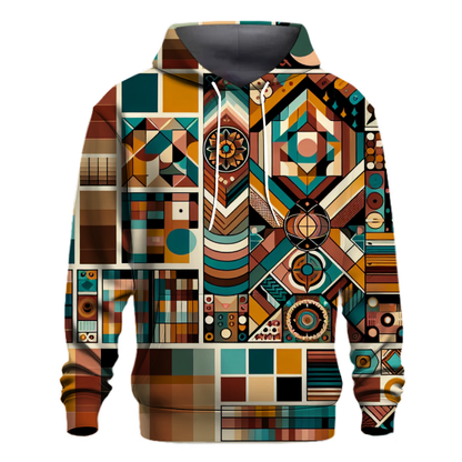 Retro Patchwork Revival Hoodie