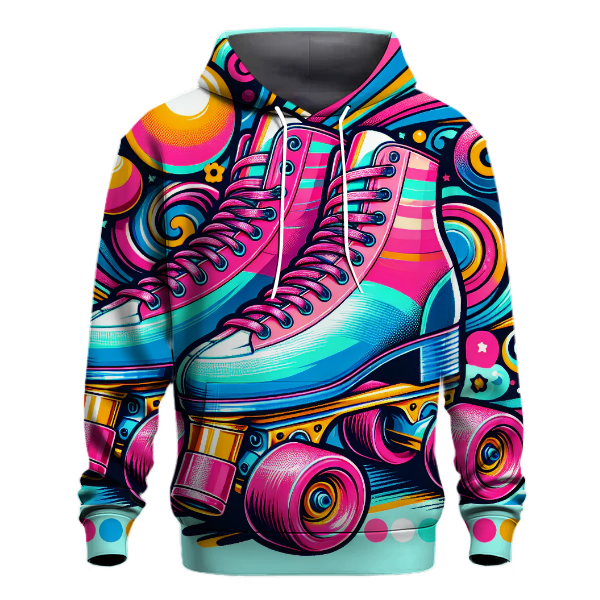 Nostalgic Roller Skates Hoodie