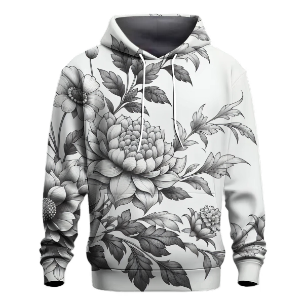 Floral Elegance Revival Hoodie