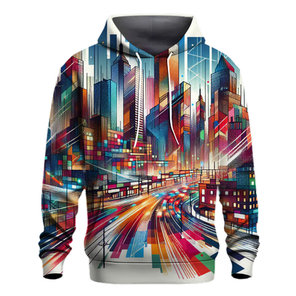 Abstract Cityscape Adventure Hoodie