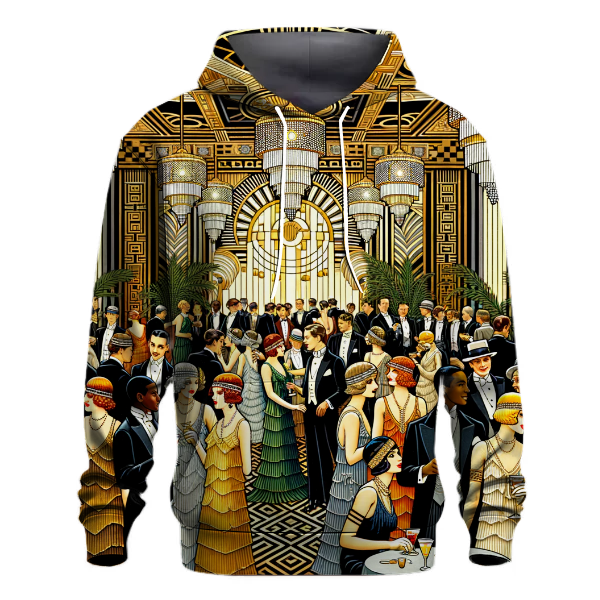 Art Deco Christmas Glamour Hoodie