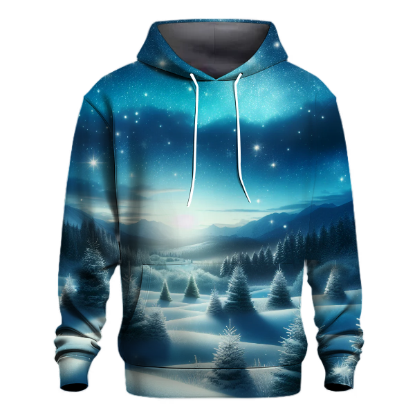 Starry Christmas Night Hoodie Heavyweight Hoodies