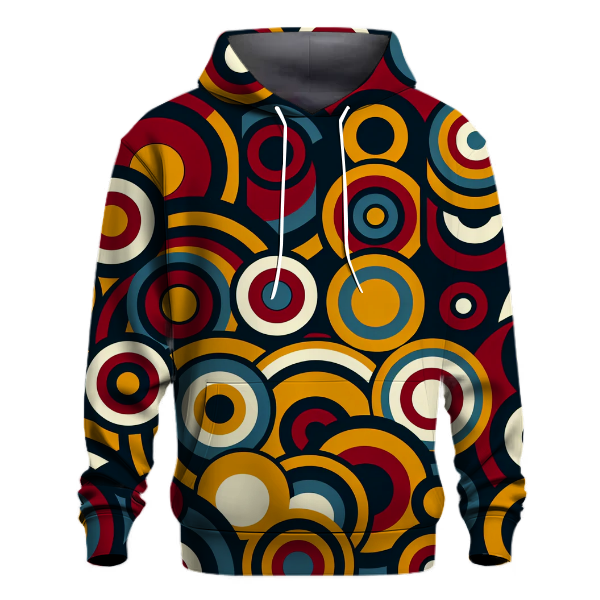 Retro Mod Circles Hoodie