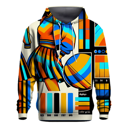 Retro Groove Stripes Hoodie