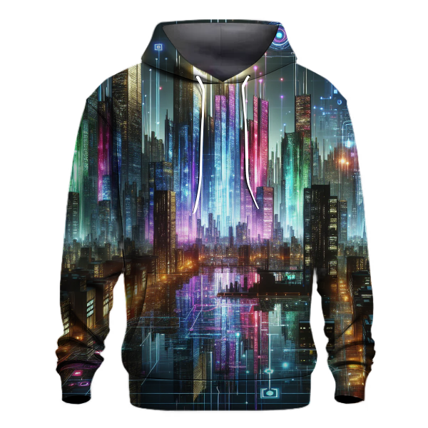 Cyberpunk Neon Glow Hoodie