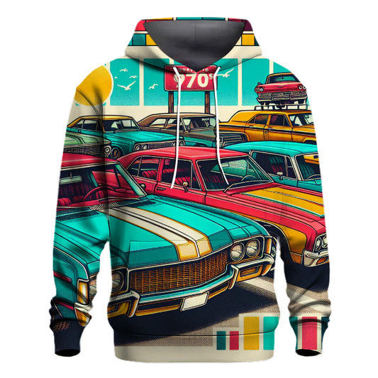 Classic Retro Cars Hoodie