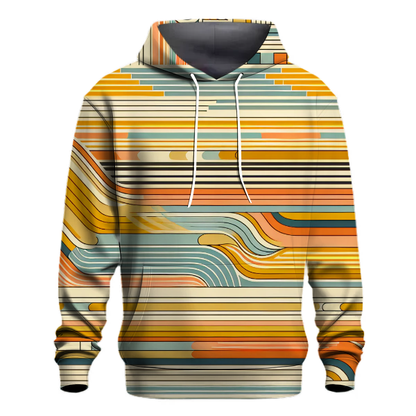 Sunshine Retro Stripe Hoodie