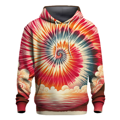 Whirlwind Sunset Waves Hoodie