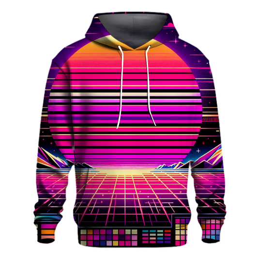 Synthwave Sunburst Hoodie