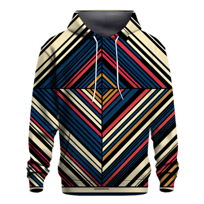 Classic Retro Stripe Revival Hoodie