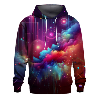 Digital Aurora Design Hoodie