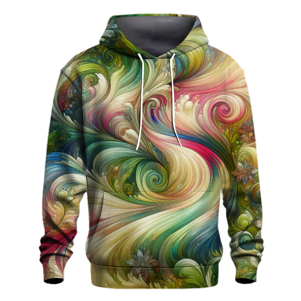 Enchanted Garden Tie-dye Design Hoodie