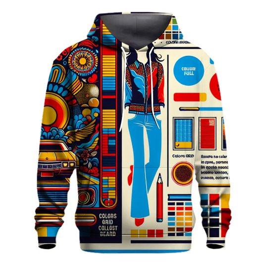 Retro Graphic Groove Hoodie