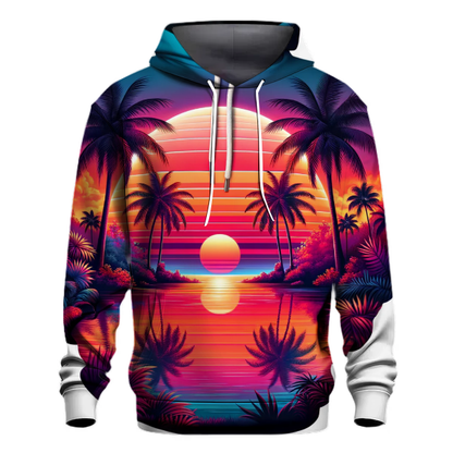 Tropical Paradise Sunset Hoodie