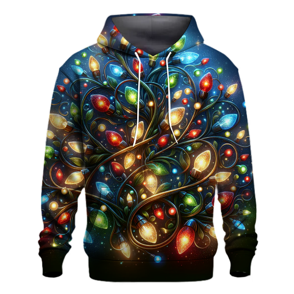 Merry and Bright Festive Lights Hoodie