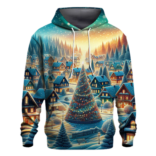 Snowy Christmas Village Hoodie