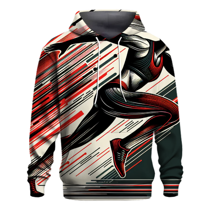 Track and Field Speed Lines Hoodie