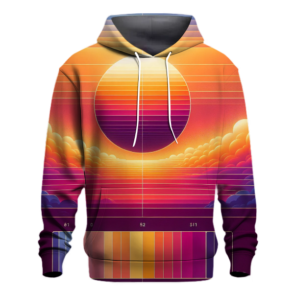 Vivid Sunset Horizon Hoodie