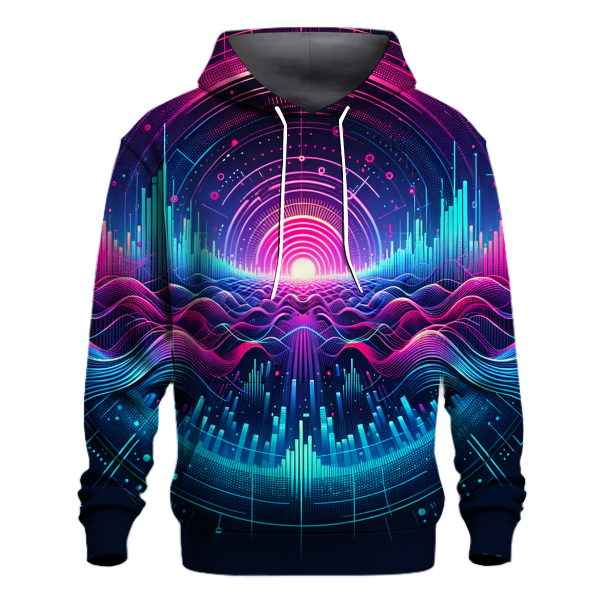 Techno Night Gradient Hoodie