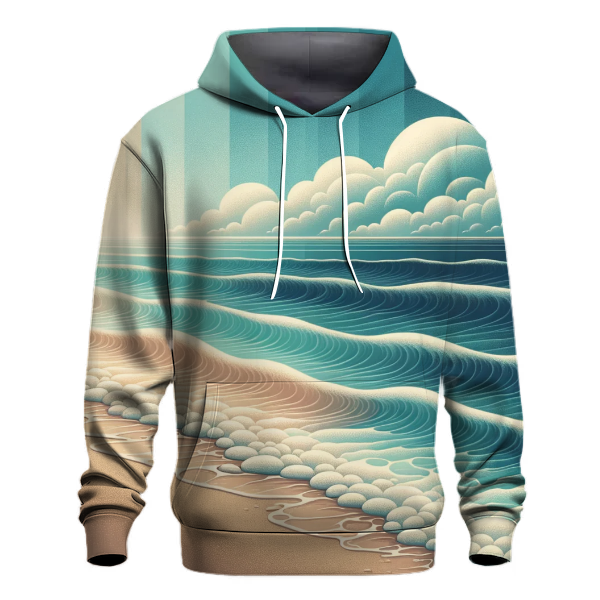 Ocean Waves Gradient Hoodie