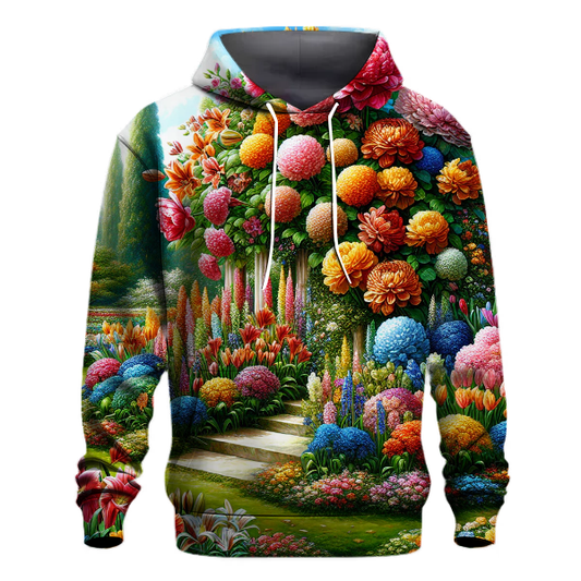 Radiant Floral Garden Hoodie