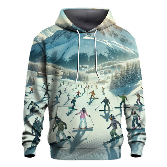 Winter Sports Excitement Hoodie