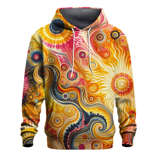 Vintage Tie Dye Sunshine Hoodie