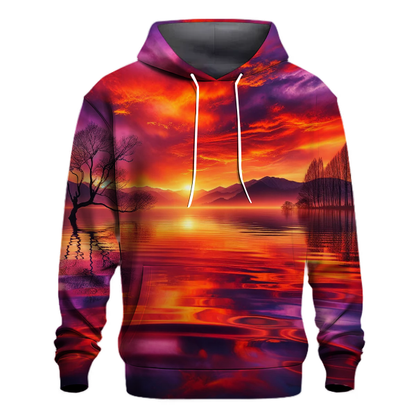 Fiery Sunset Serenade Hoodie