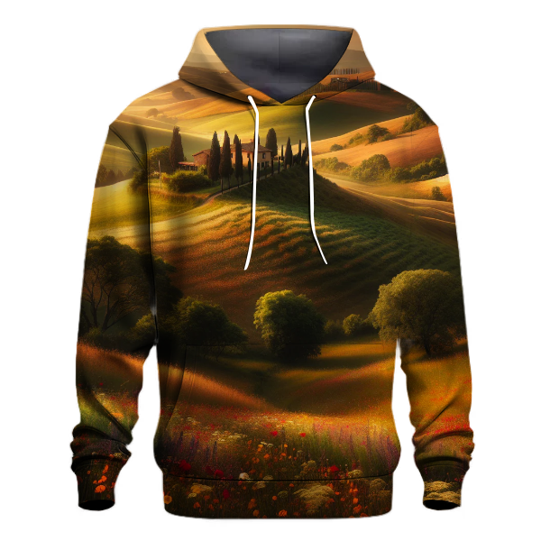 Charming Rustic Landscape Hoodie