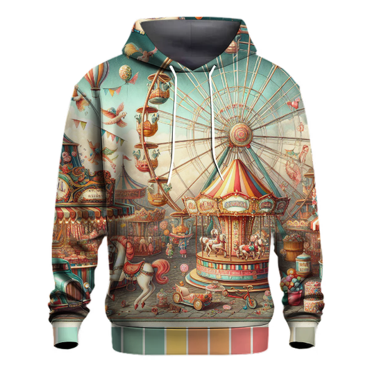 Vintage Carnival Delight Hoodie