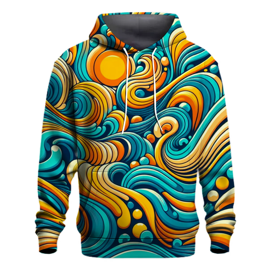 Funky Groovy Waves Hoodie